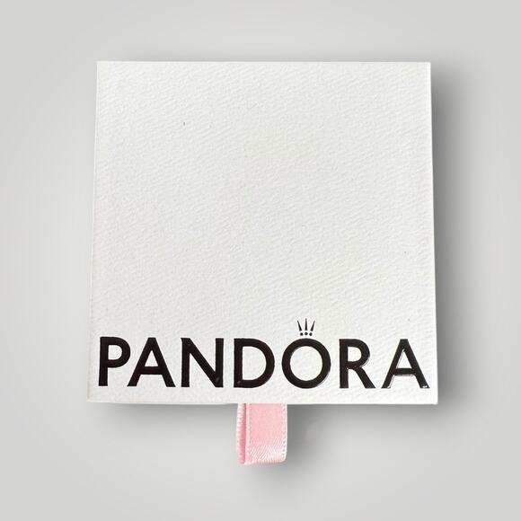 Pandora Moments Silver & Rose Gold Charm Bracelet -925 with Heart Clasp & Charms - Picture 10 of 11